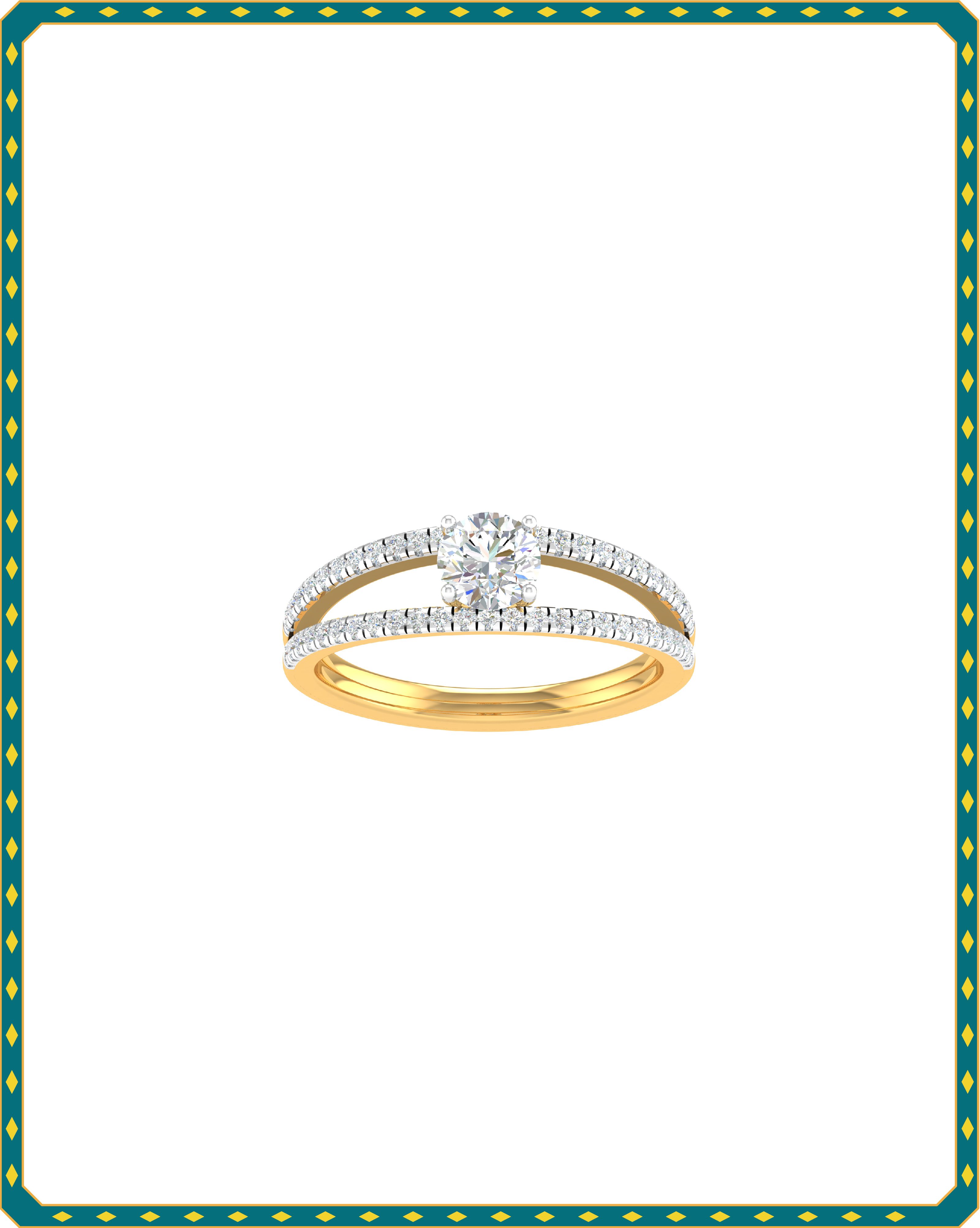 A beautiful ring by Kisna Diamond & Gold Jewellery, expertly crafted to perfection for a memorable Diwali gift