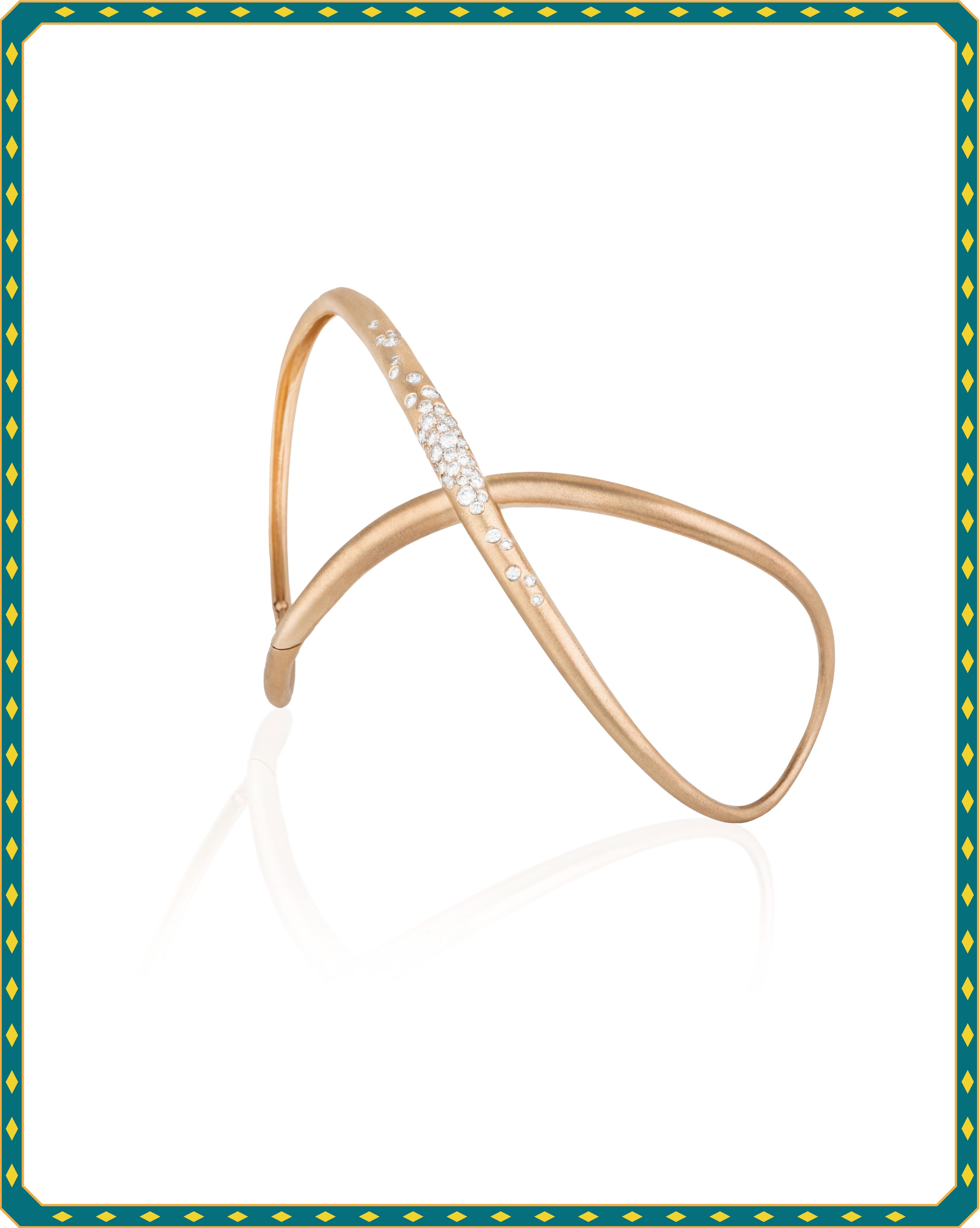 A modern bracelet by Nada Ghazal.