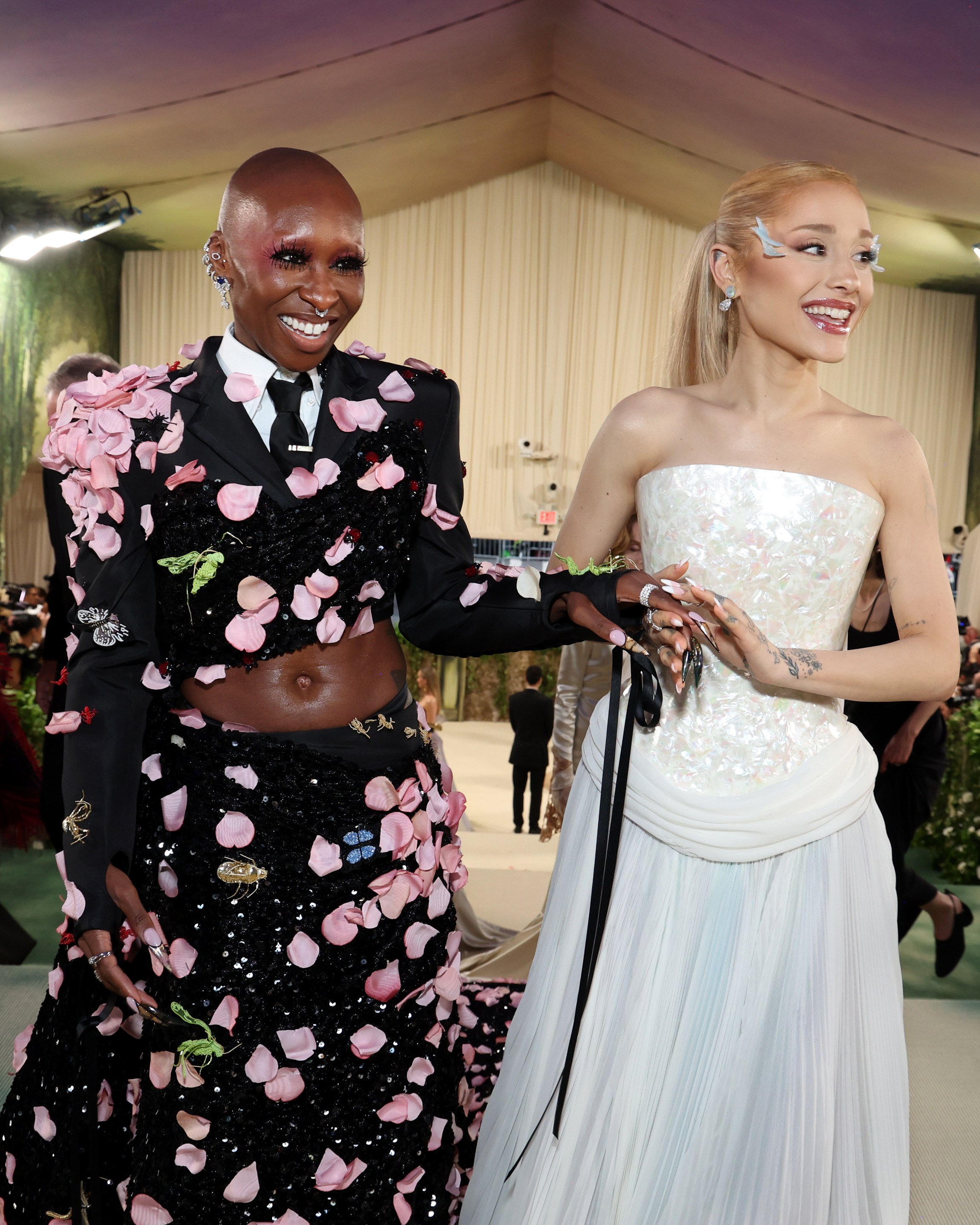 Wicked co-stars Cynthia Erivo and Ariana Grande attend The 2024 Met Gala