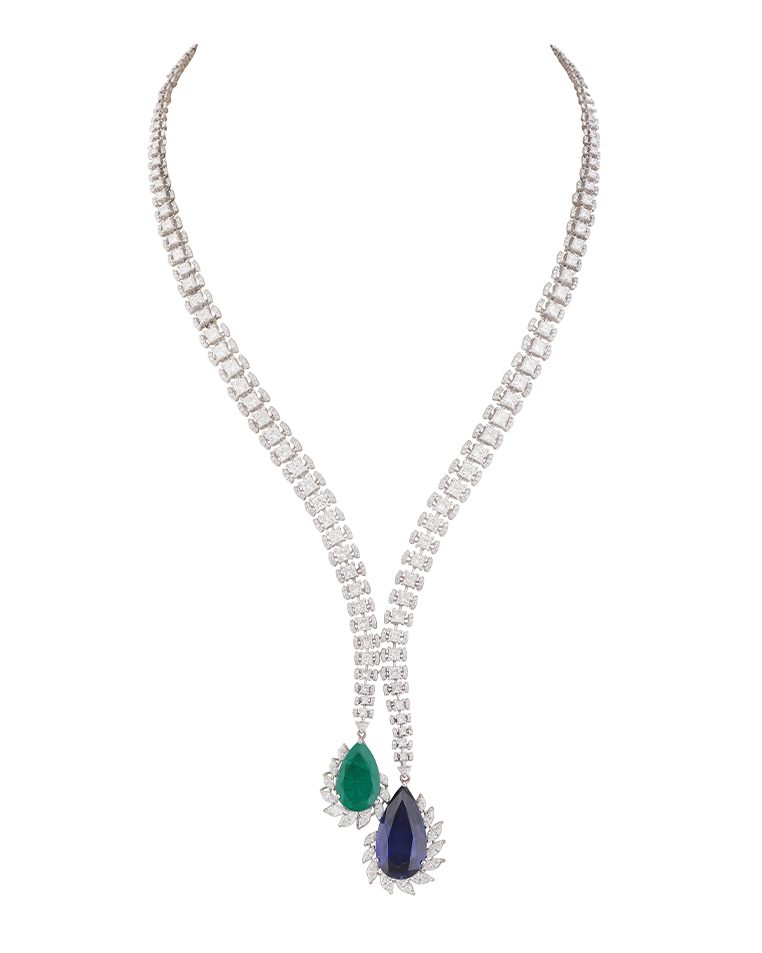 Two-tiered necklace by Sawansukha