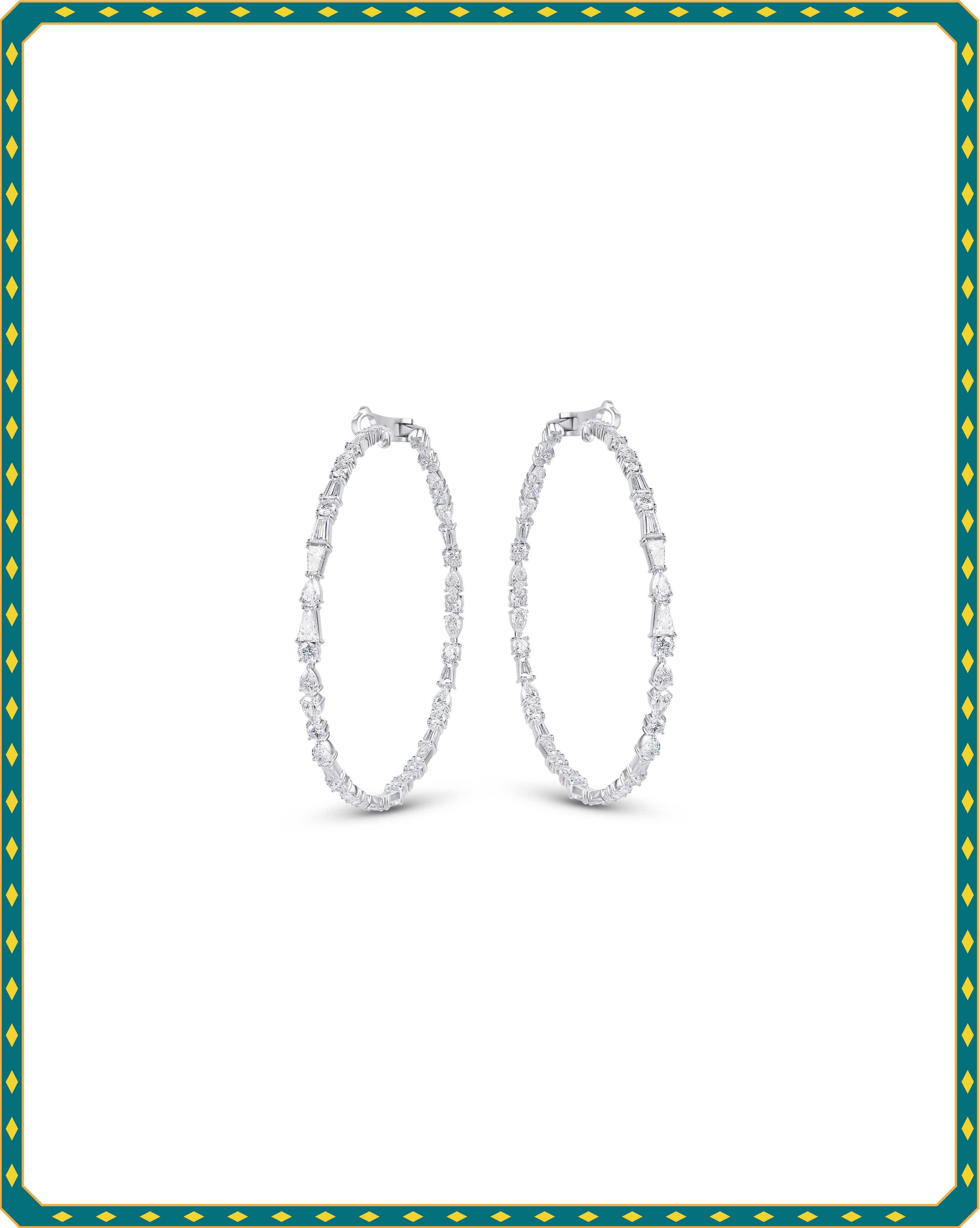 Fancy cut hoops by Harakh
