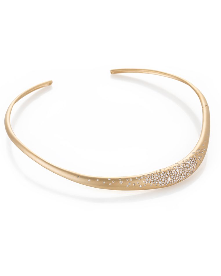 Exquisite diamond choker by Nada Ghazal