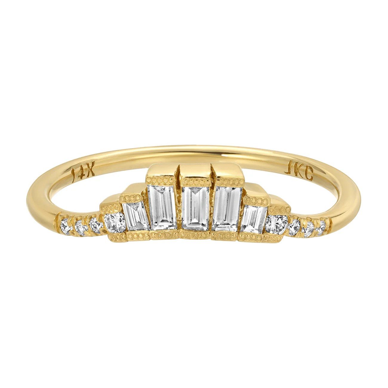 framed diamond engagement rings