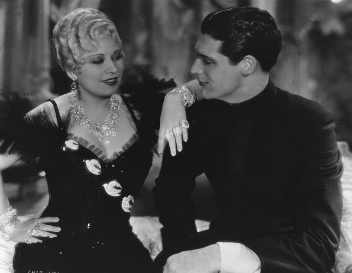 Movie Jewelry Mae West wore her own diamonds in the film She Done Him Wrong, 1933