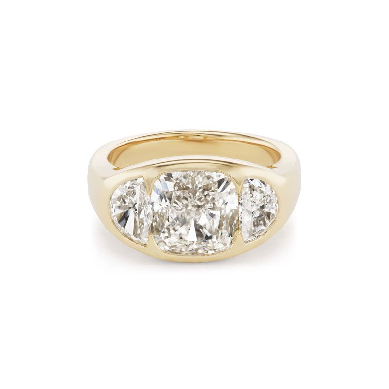 framed diamond engagement rings