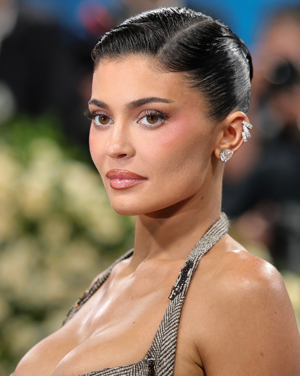 Kylie Jenner wore diamond ear cuffs at the 2025 Met Gala