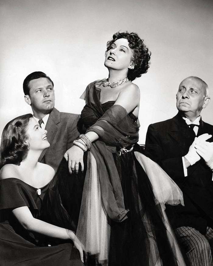 Famous Movie Jewelry: Actress Gloria Swanson wears Cartier diamond bangles in Sunset Boulevard, 1950.