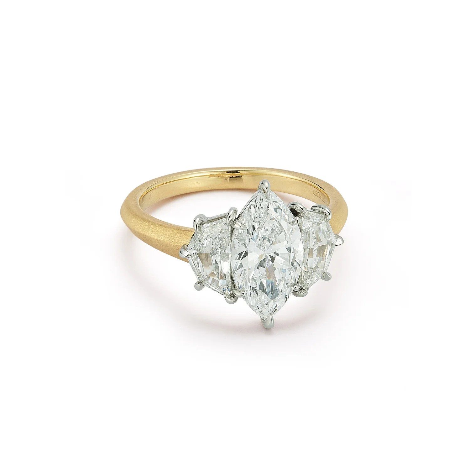 framed diamond engagement rings