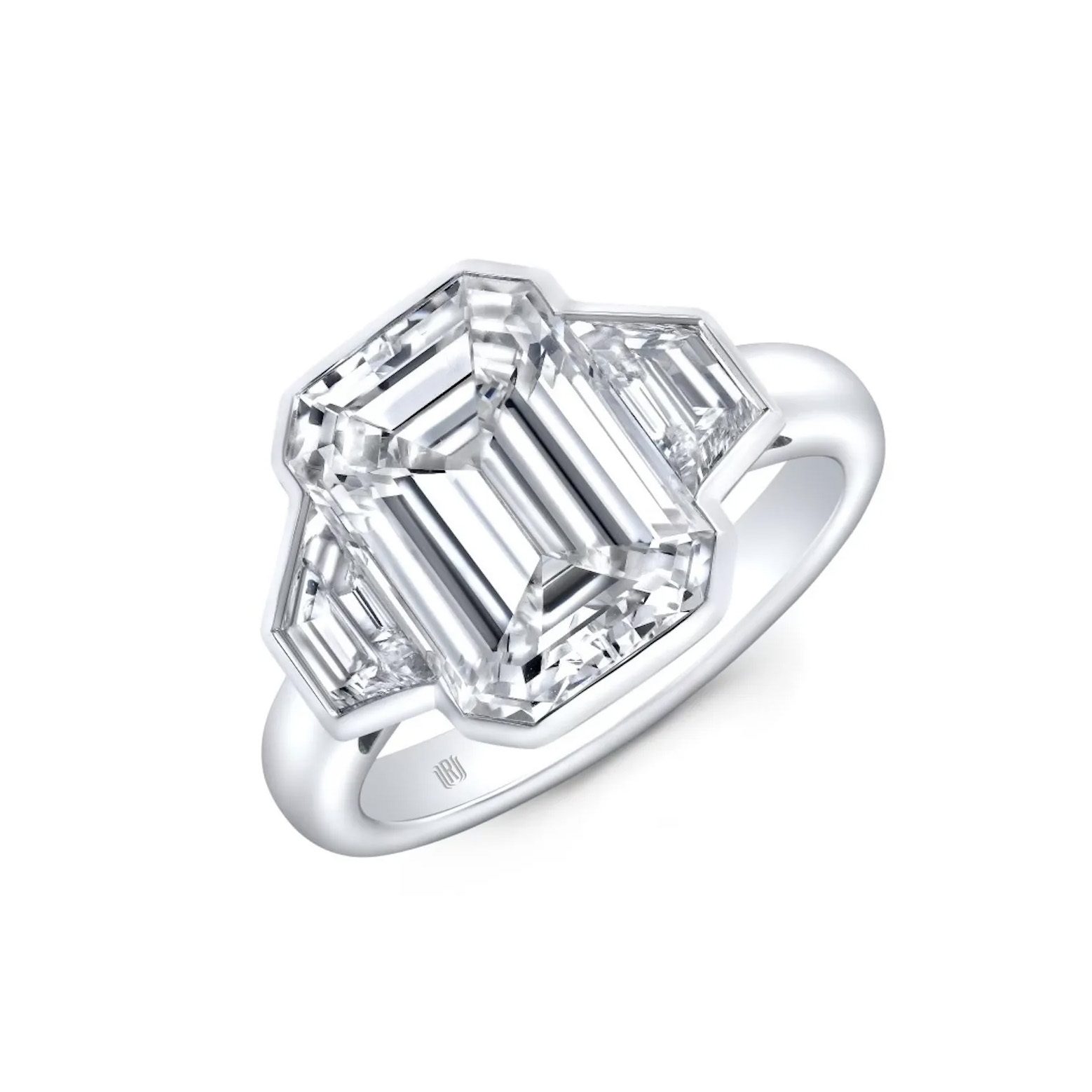 framed diamond engagement rings