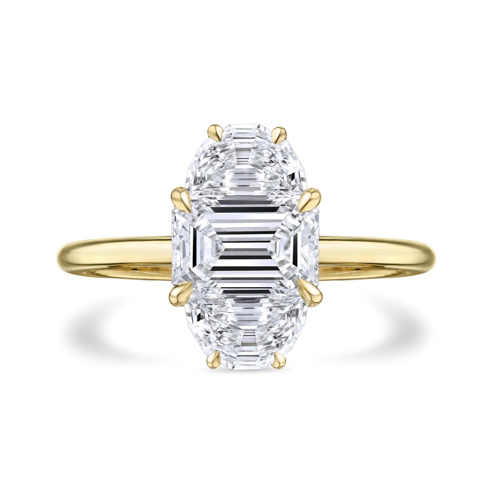 framed diamond engagement rings