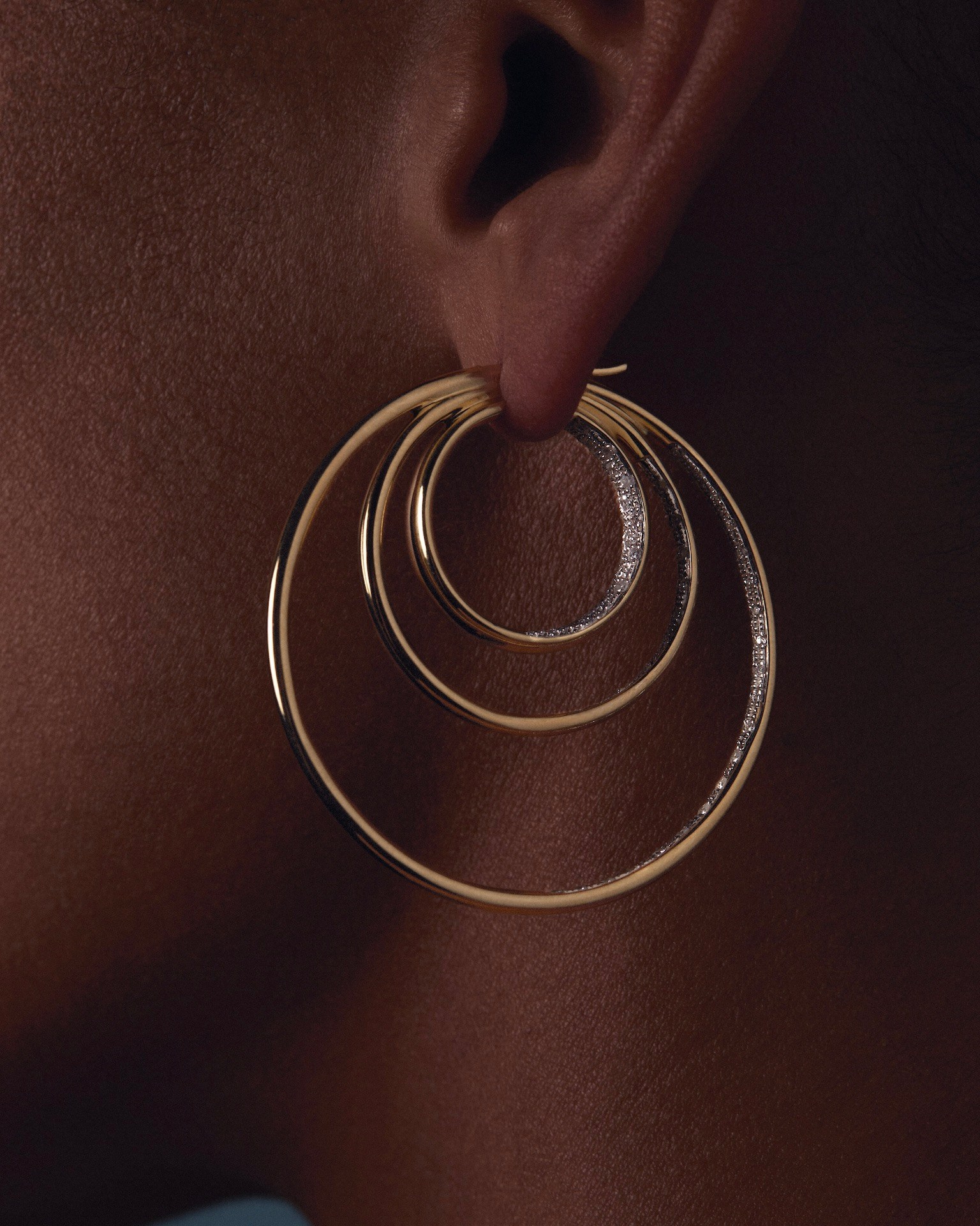 diamond jewelry gifts: hoops