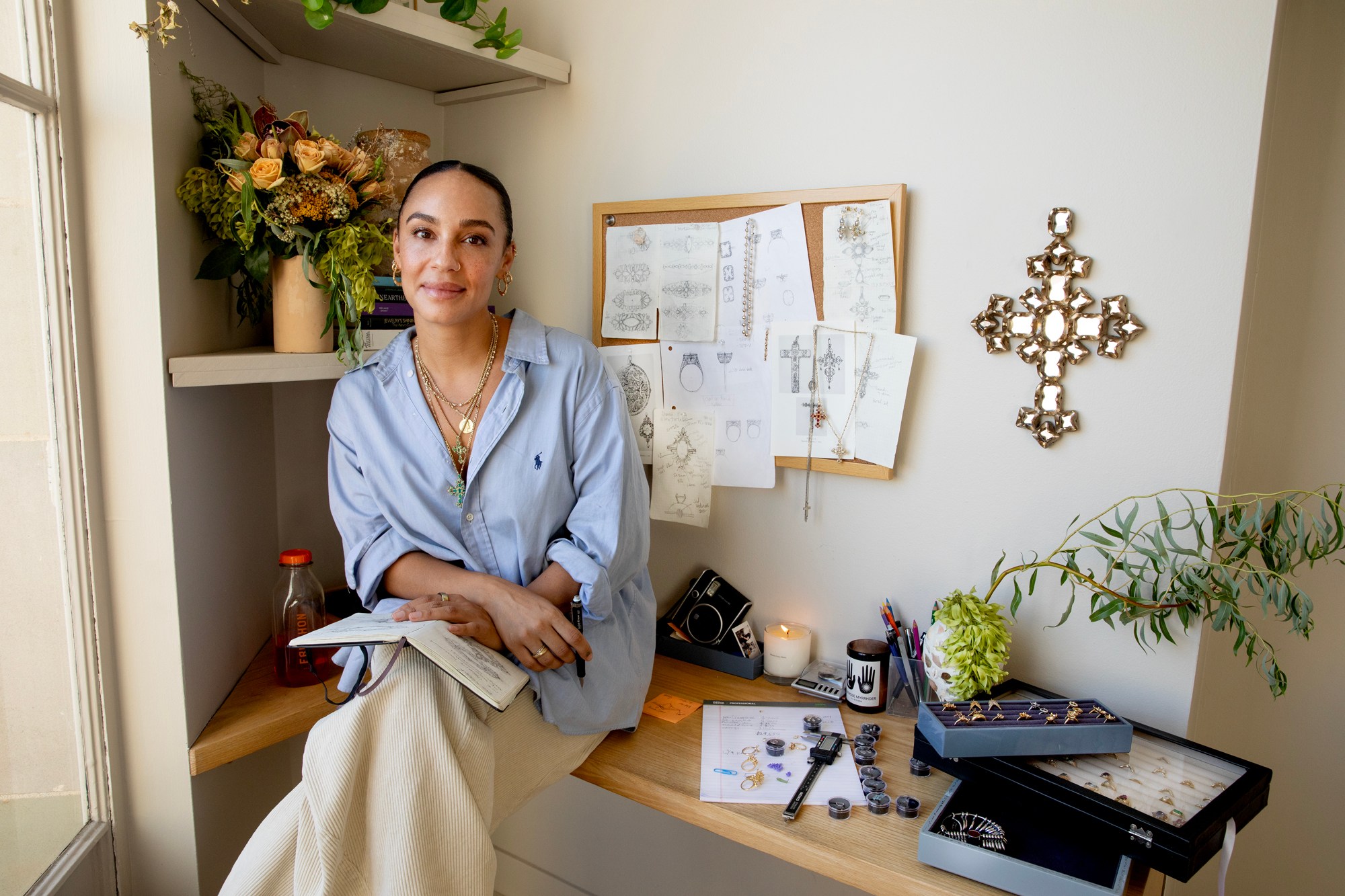 From the desk of Los Angeles-based jewelry designer Maggi Simpkins
