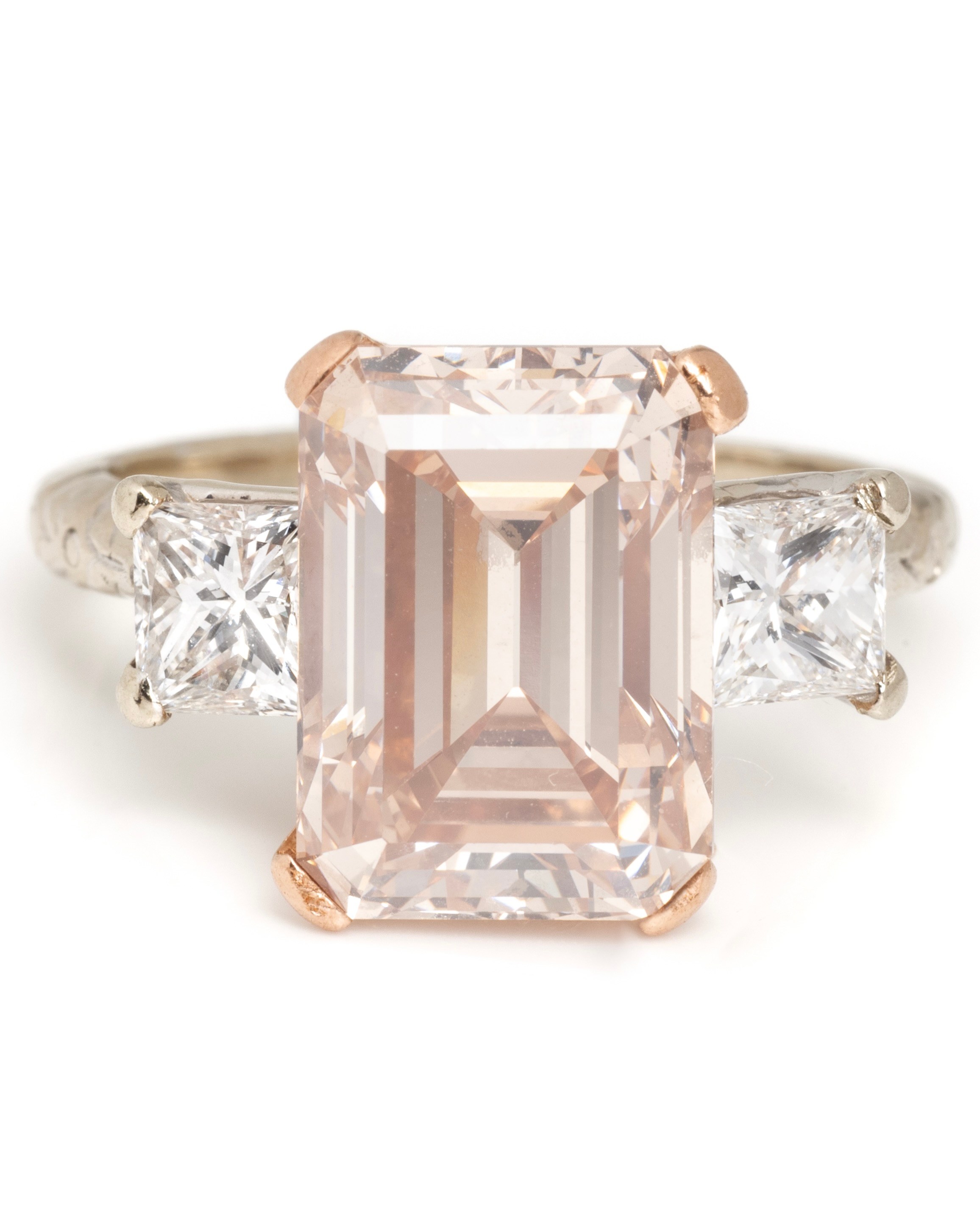 Fancy Brownish Pink Diamond Ring from the Most Expensive Diamond Jewelry Auctions of 2024.