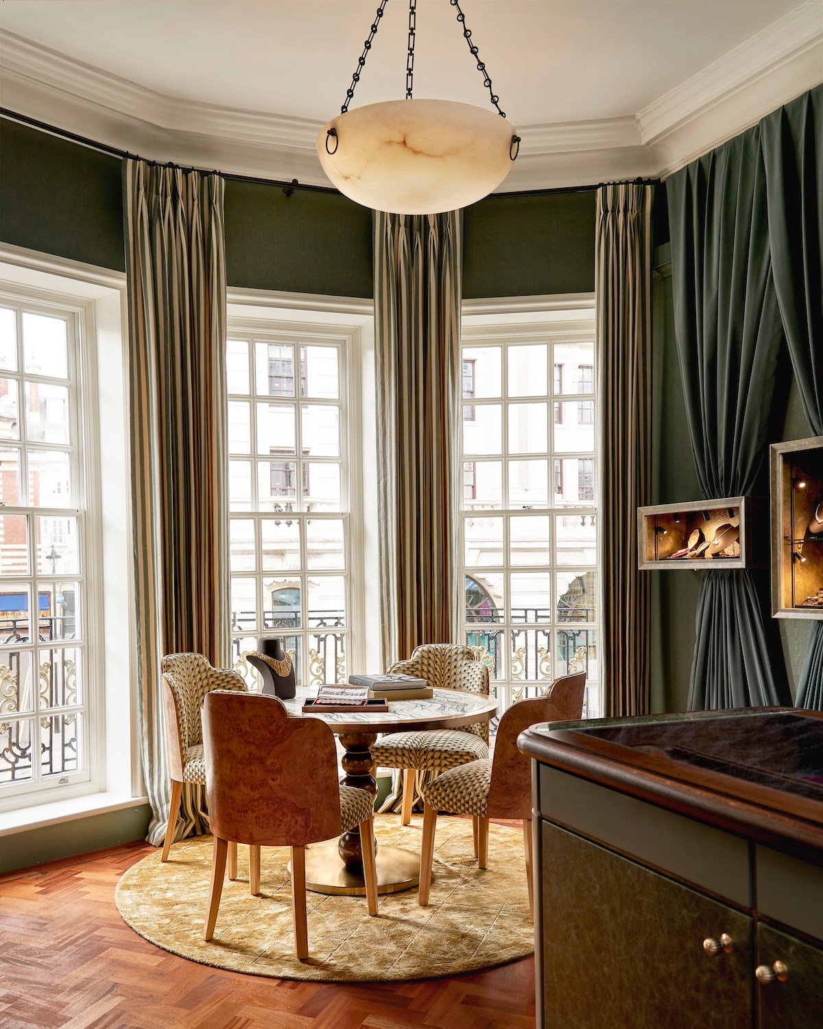The Bruton Gallery in Hancocks London's new Georgian townhouse.