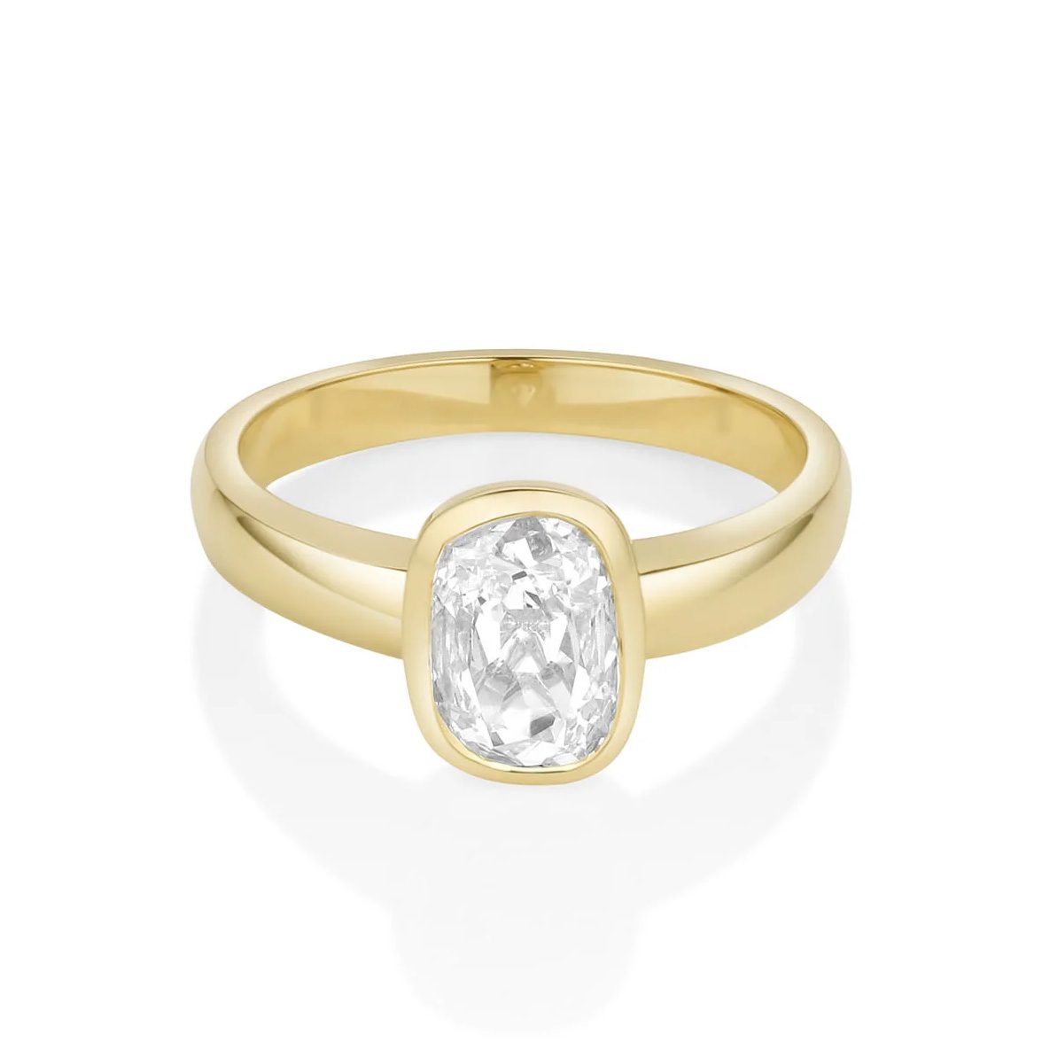 cushion cut engagement rings