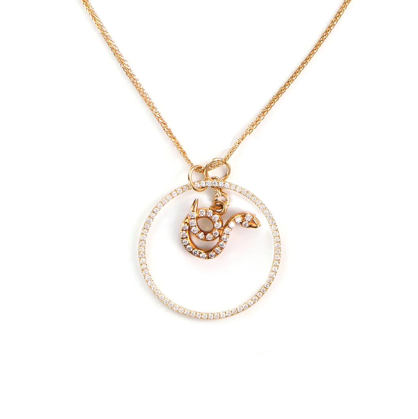 year of the snake diamond necklace
