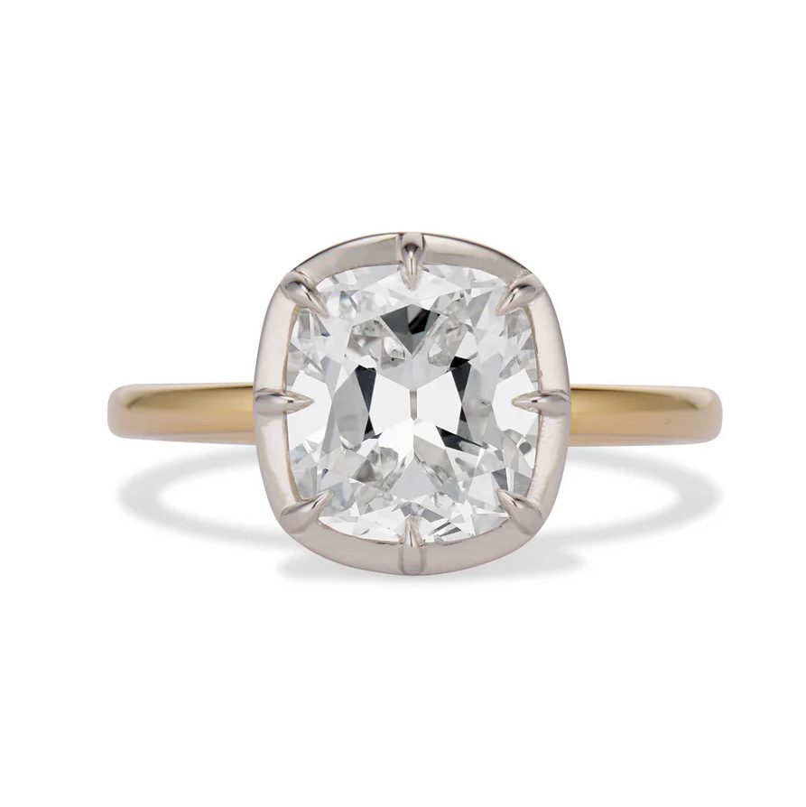cushion cut engagement rings