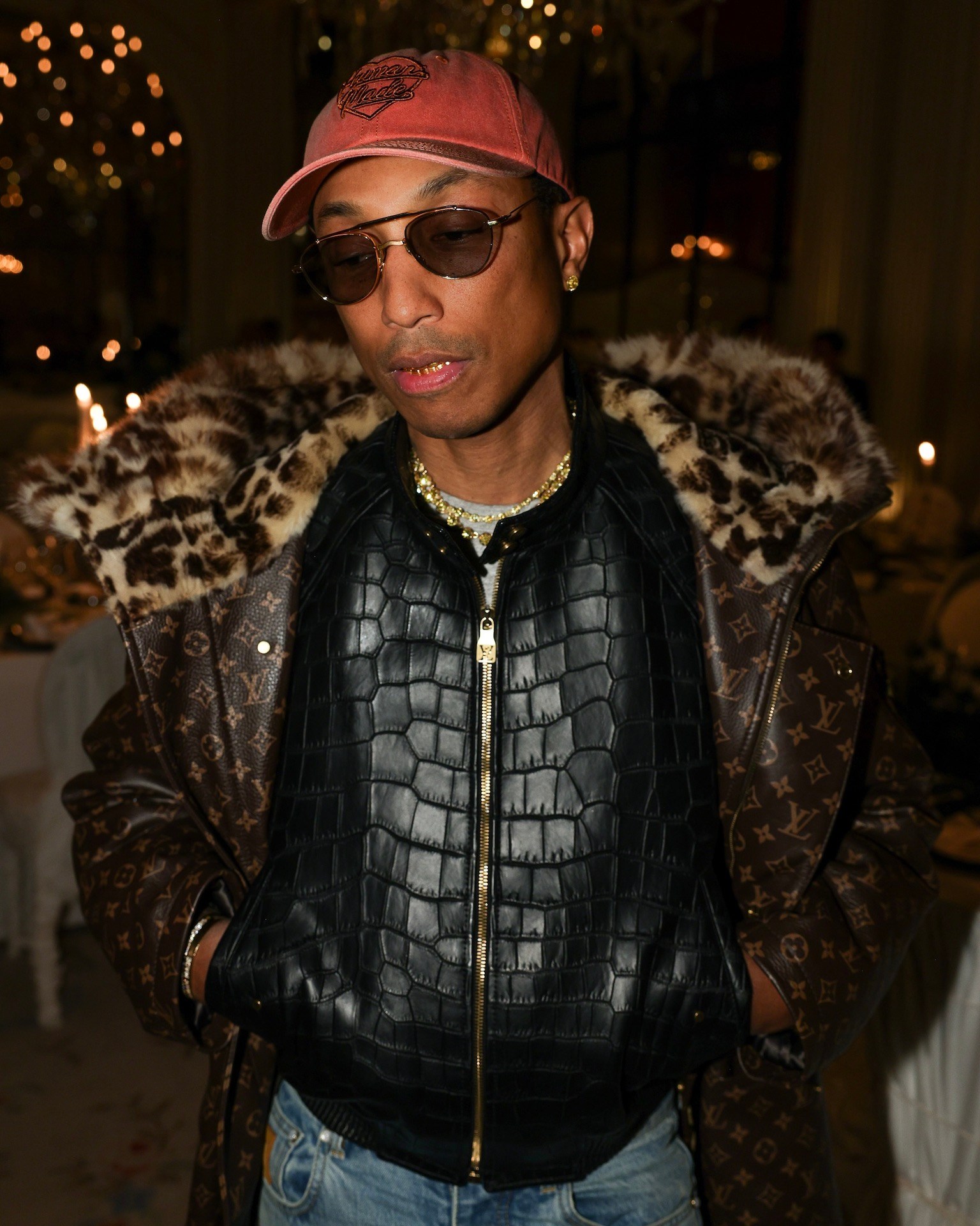 Pharrell Williams Celebrates the 2025 Launch Tiffany Titan Tahitian Pearl by Pharrell Williams collection, exemplifying the modern dandy style. Pharrell Williams will serve as 2025 Met Gala co-chair.