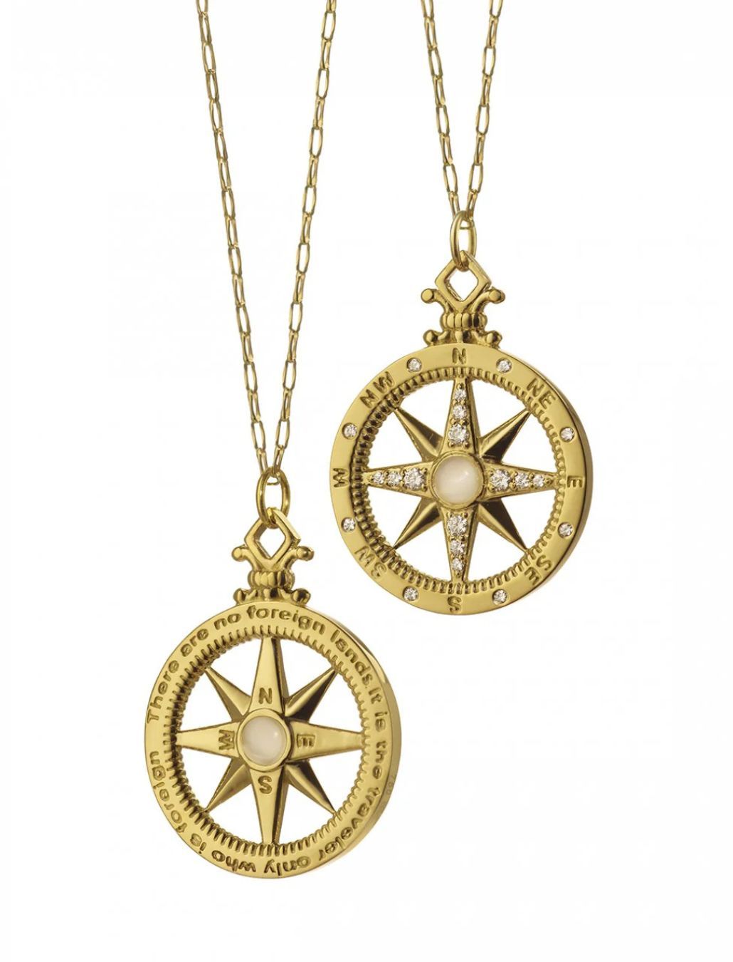 Nicole Kidman's necklace, made by Monica Rich Kosann in the Golden Globe-nominated film Babygirl symbolically tells her story through its Compass design.