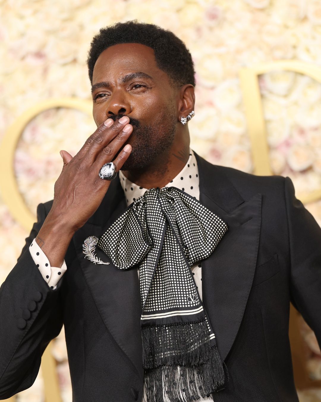 Colman Domingo Wore Boucheron Jewelry to the 2025 Golden Globes