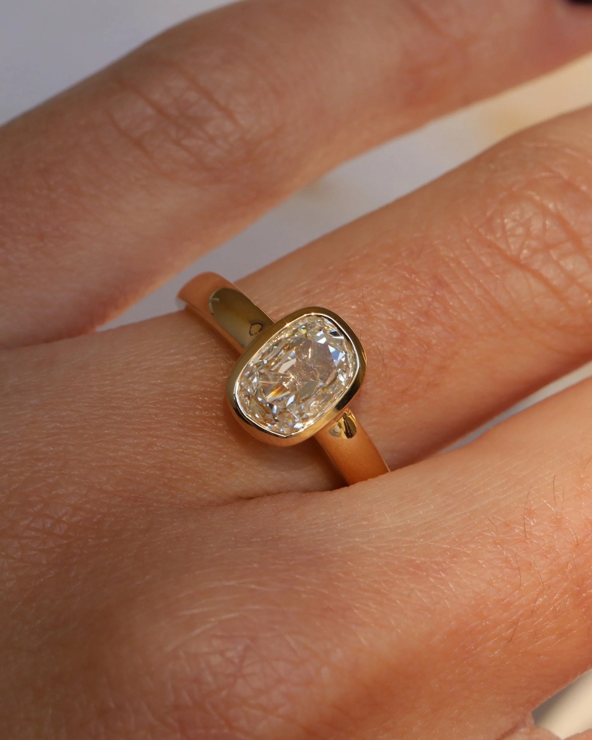 Marrow Fine Cushion Cut Diamond
