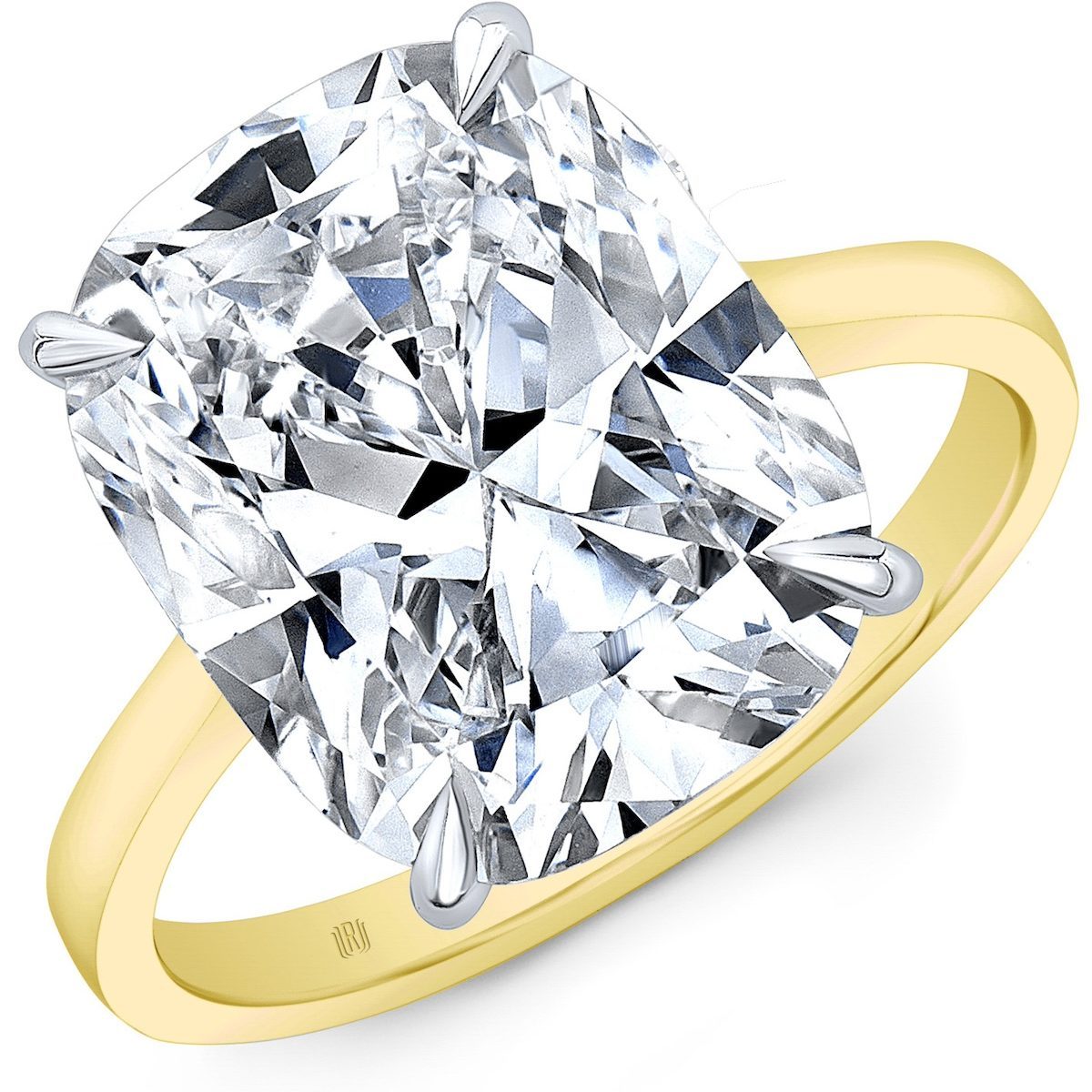 Rahaminov Cushion Cut Ring