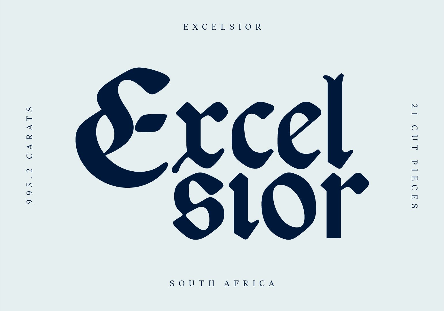 Excelsior Diamond, once the world's largest until 1905
