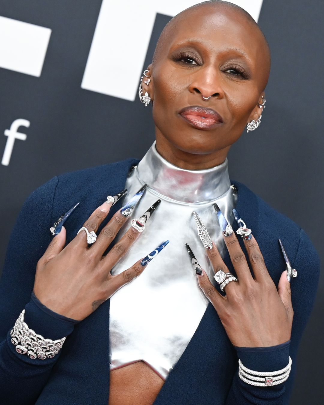 'Wicked' star Cynthia Erivo wears maximalist diamond jewelry