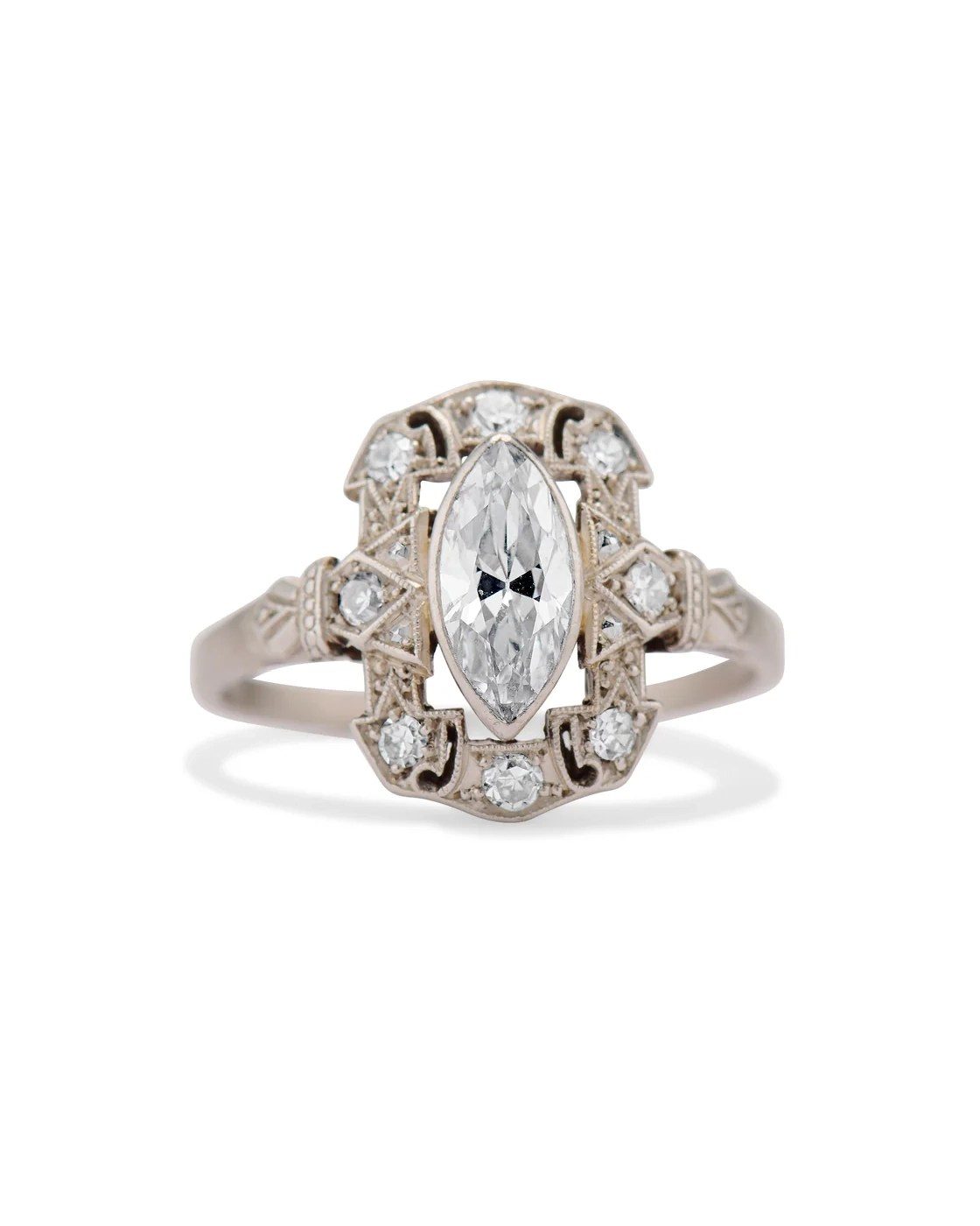 art deco engagement rings