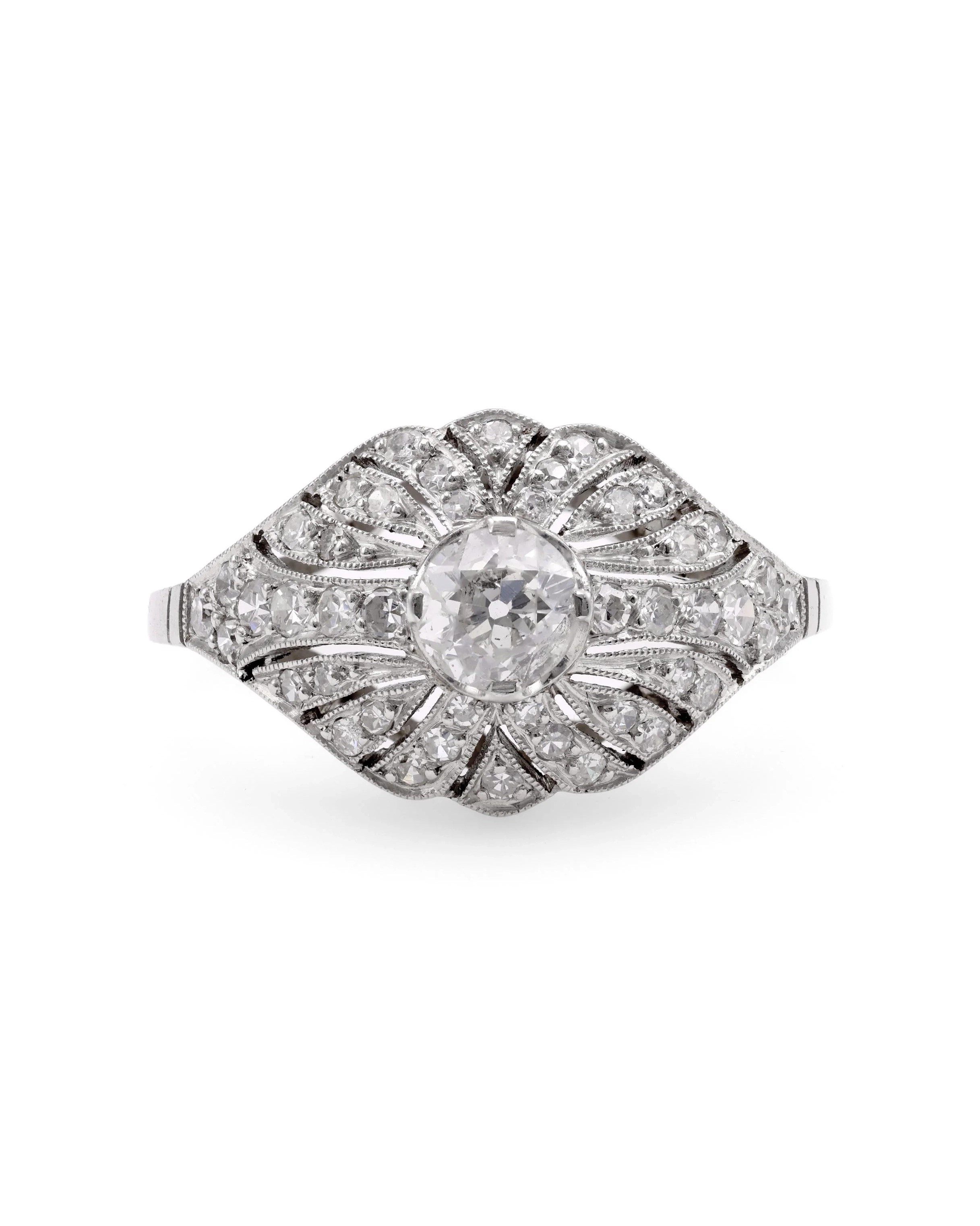 art deco engagement rings