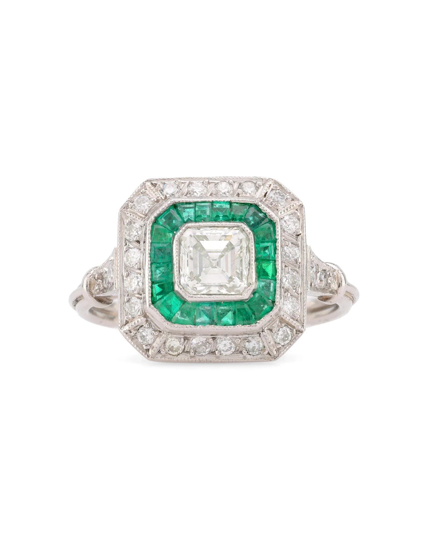 art deco engagement rings