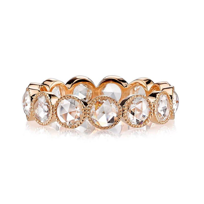 rose cut diamonds: diamond ring