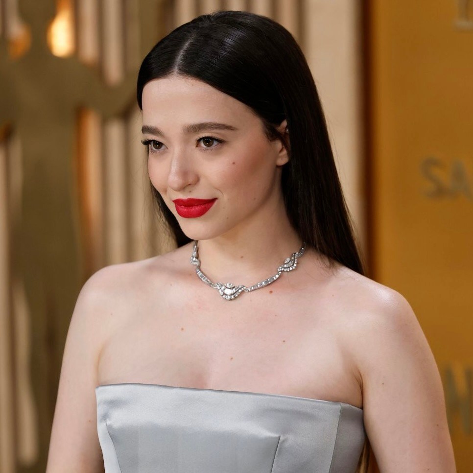 Mikey Madison Wore a Vintage Necklace from the Tiffany & Co. Archives to the 2025 SAG Awards