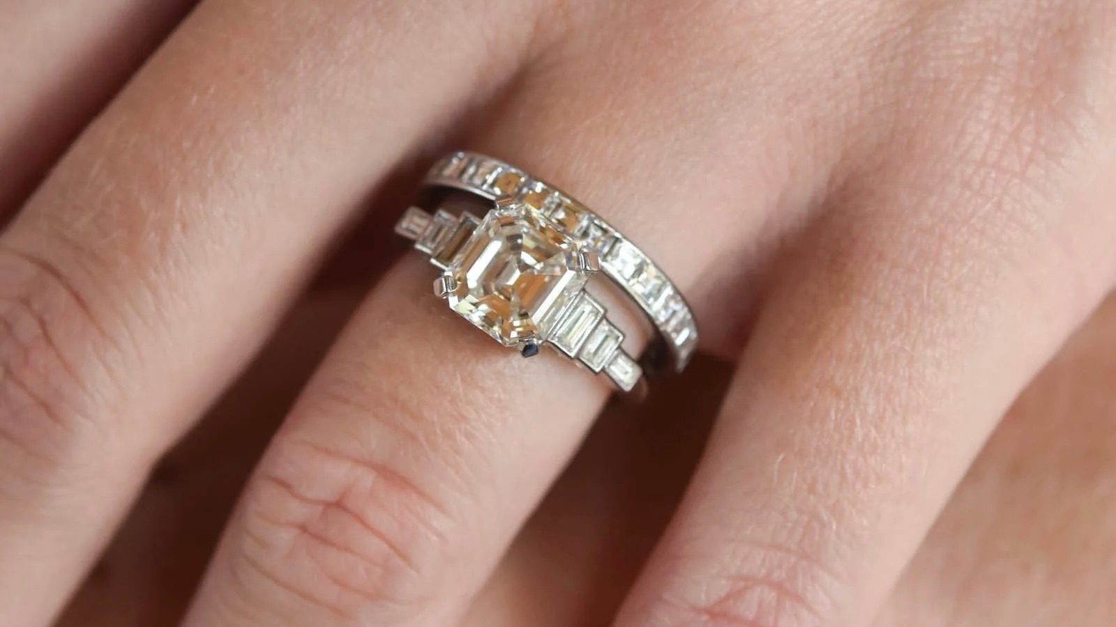 art deco engagement rings