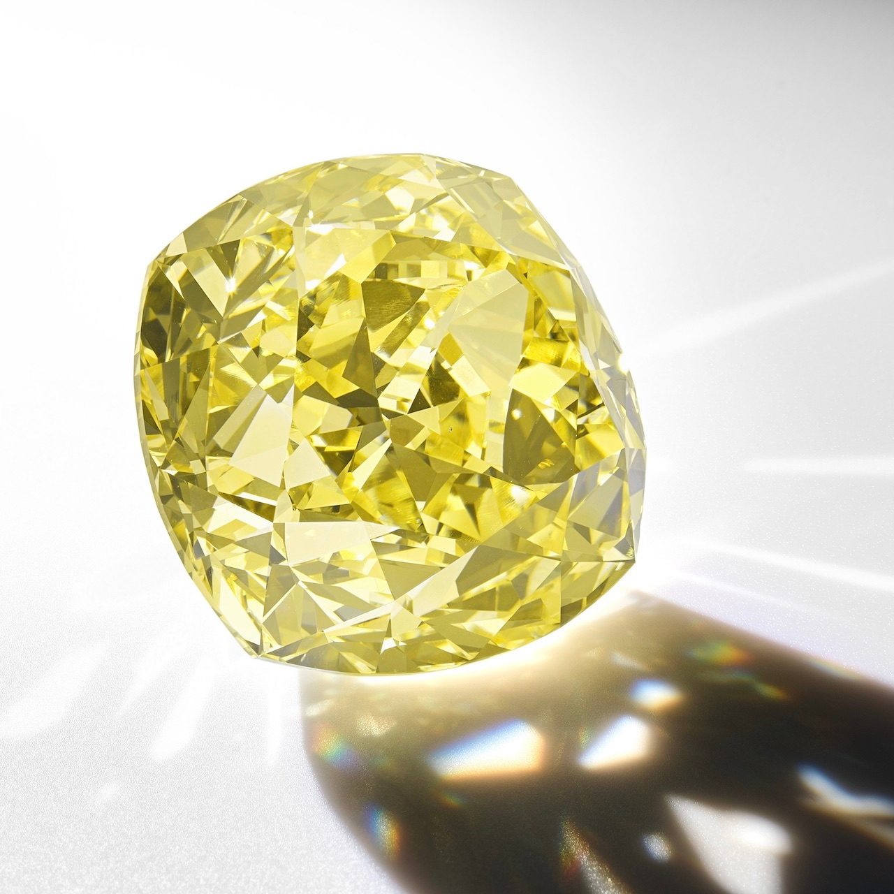 A rare yellow diamond