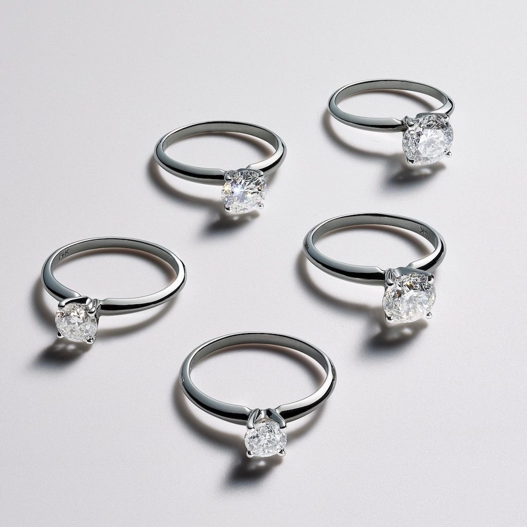 1 carat diamond ring: Diamond Ring Settings