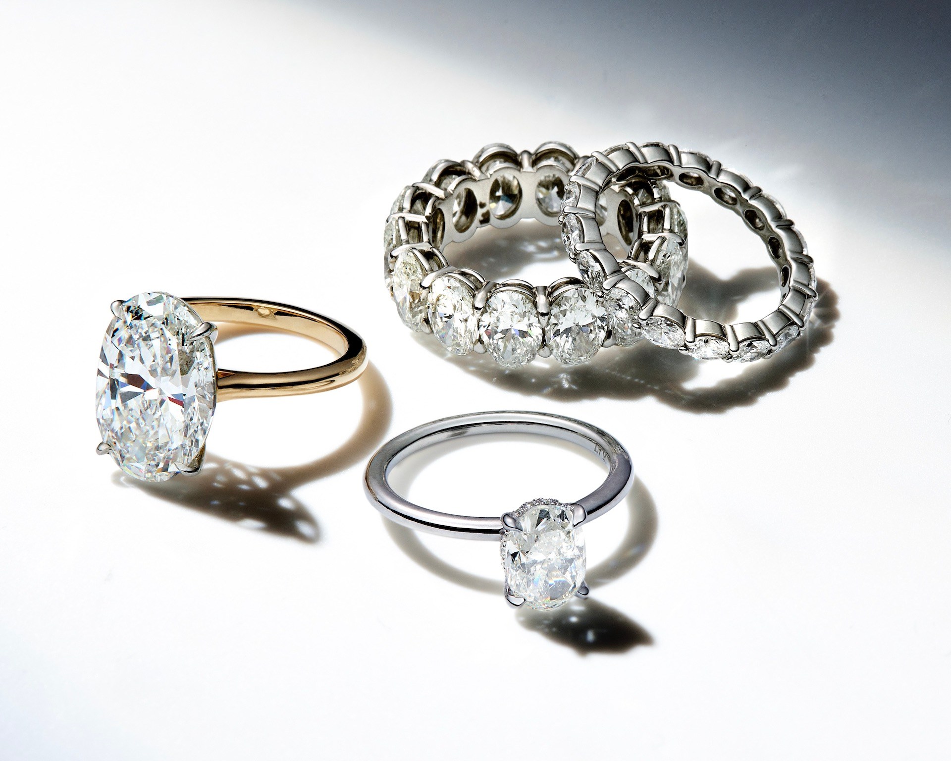 Engagement Wedding Ring Set