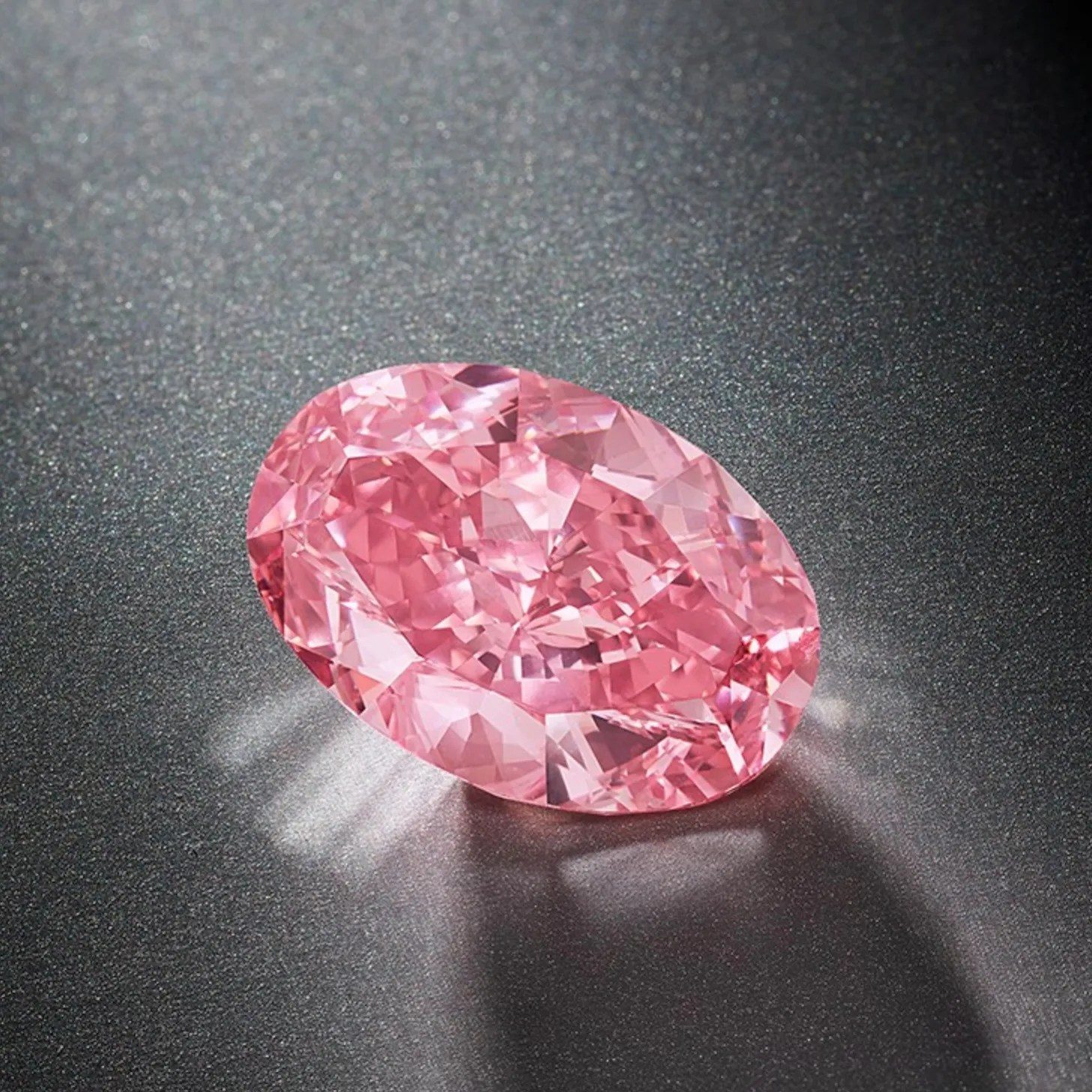 A rare pink diamond