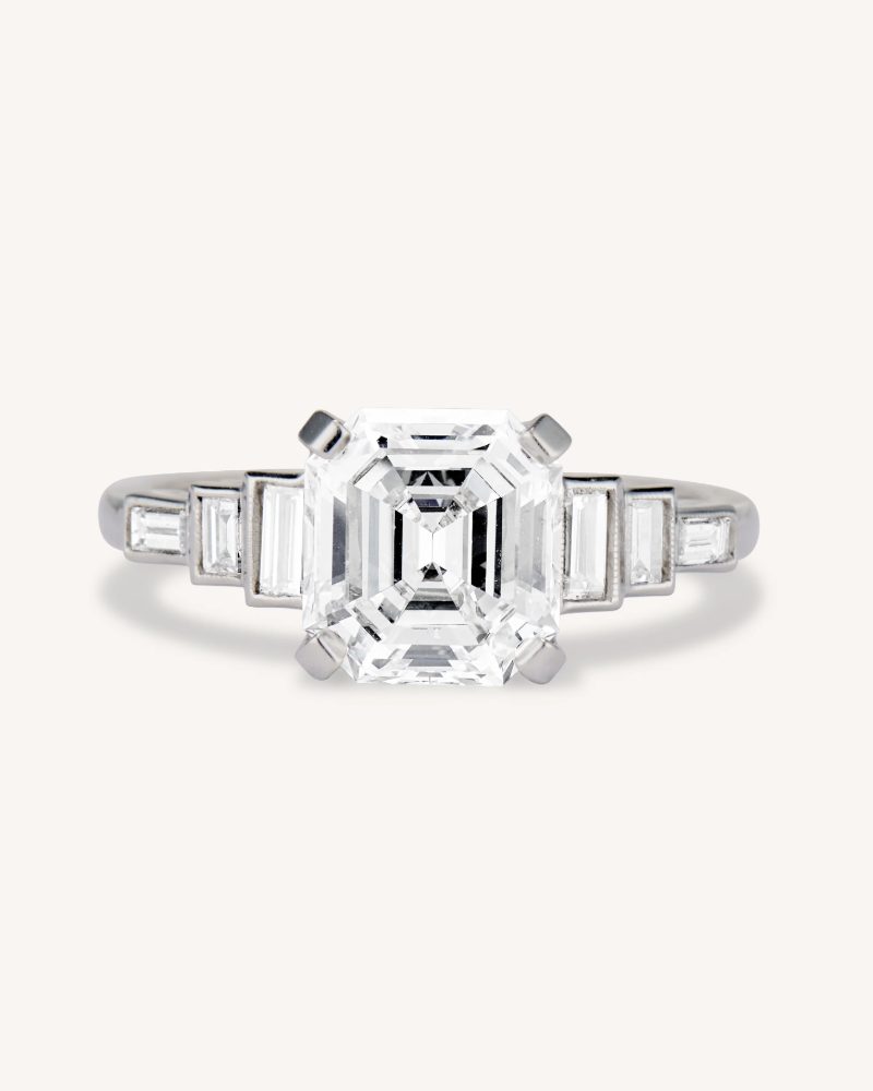 art deco engagement rings