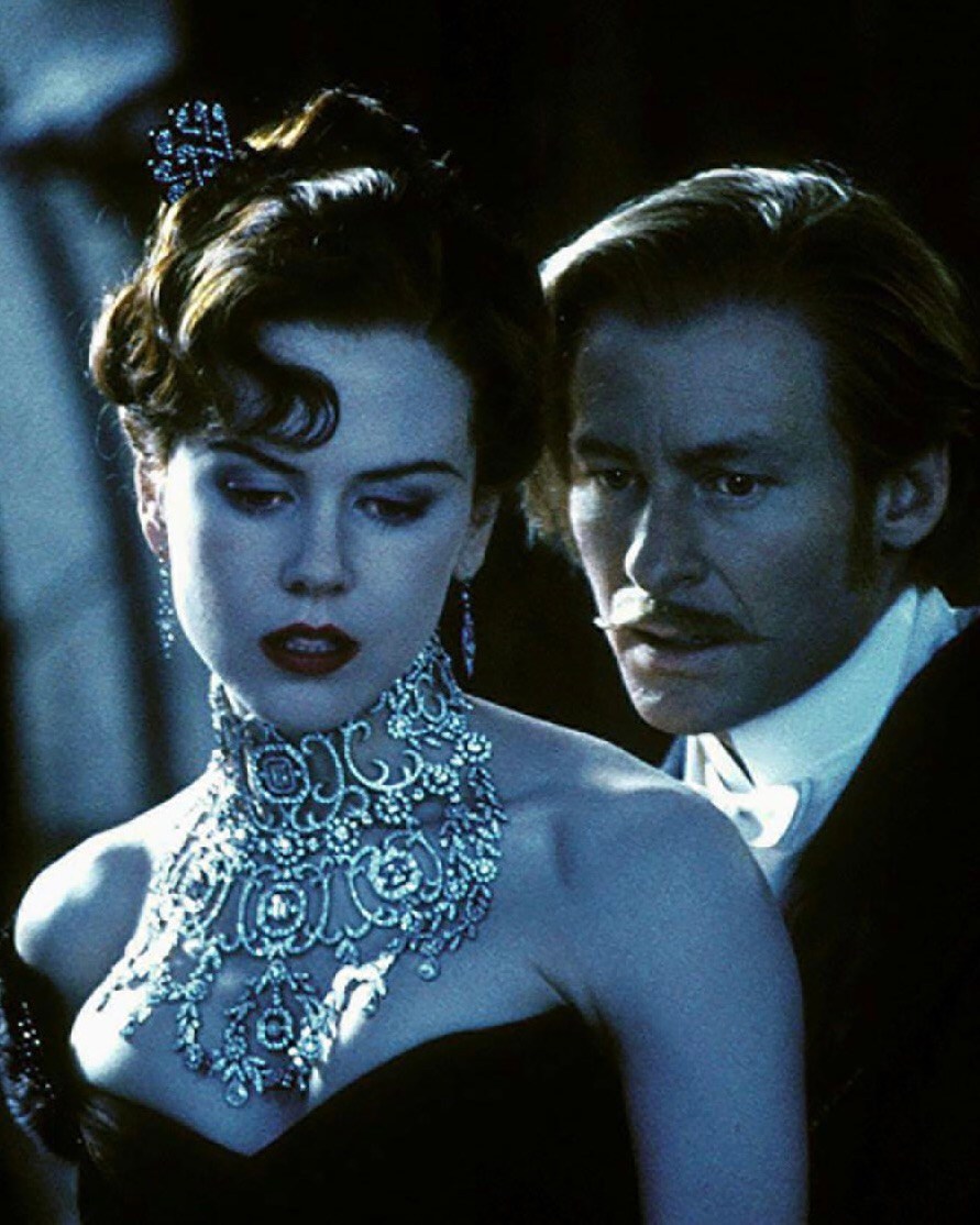 Actress Nicole Kidman wore the 'Satine' diamond choker by Stefano Canturi in the film 'Moulin Rouge', 2001