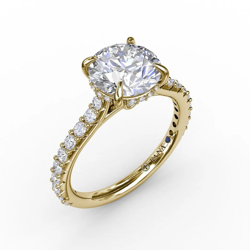 yellow gold engagement ring