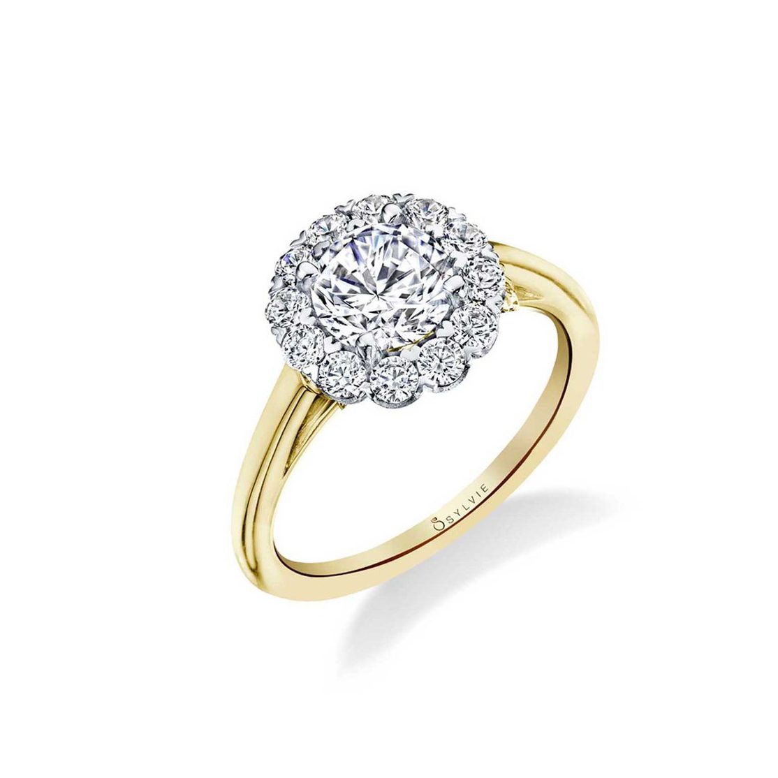 yellow gold engagement ring