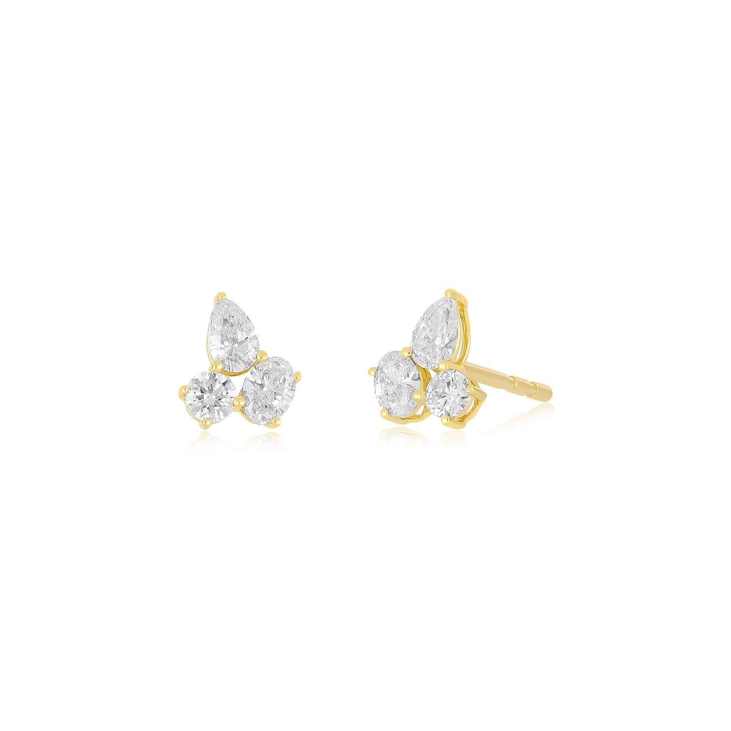 shop mother's day jewelry: diamond earrings