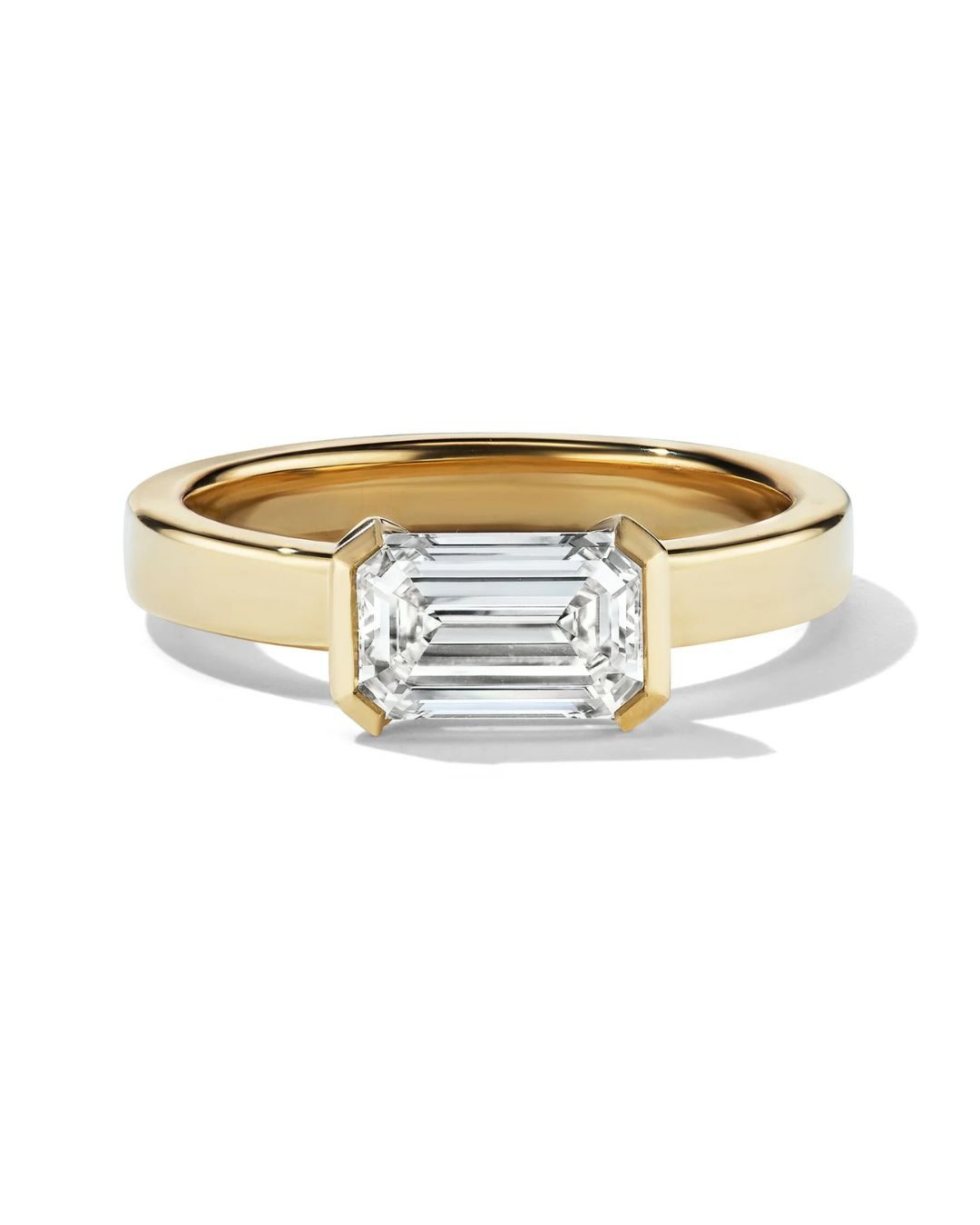 bezel engagement ring