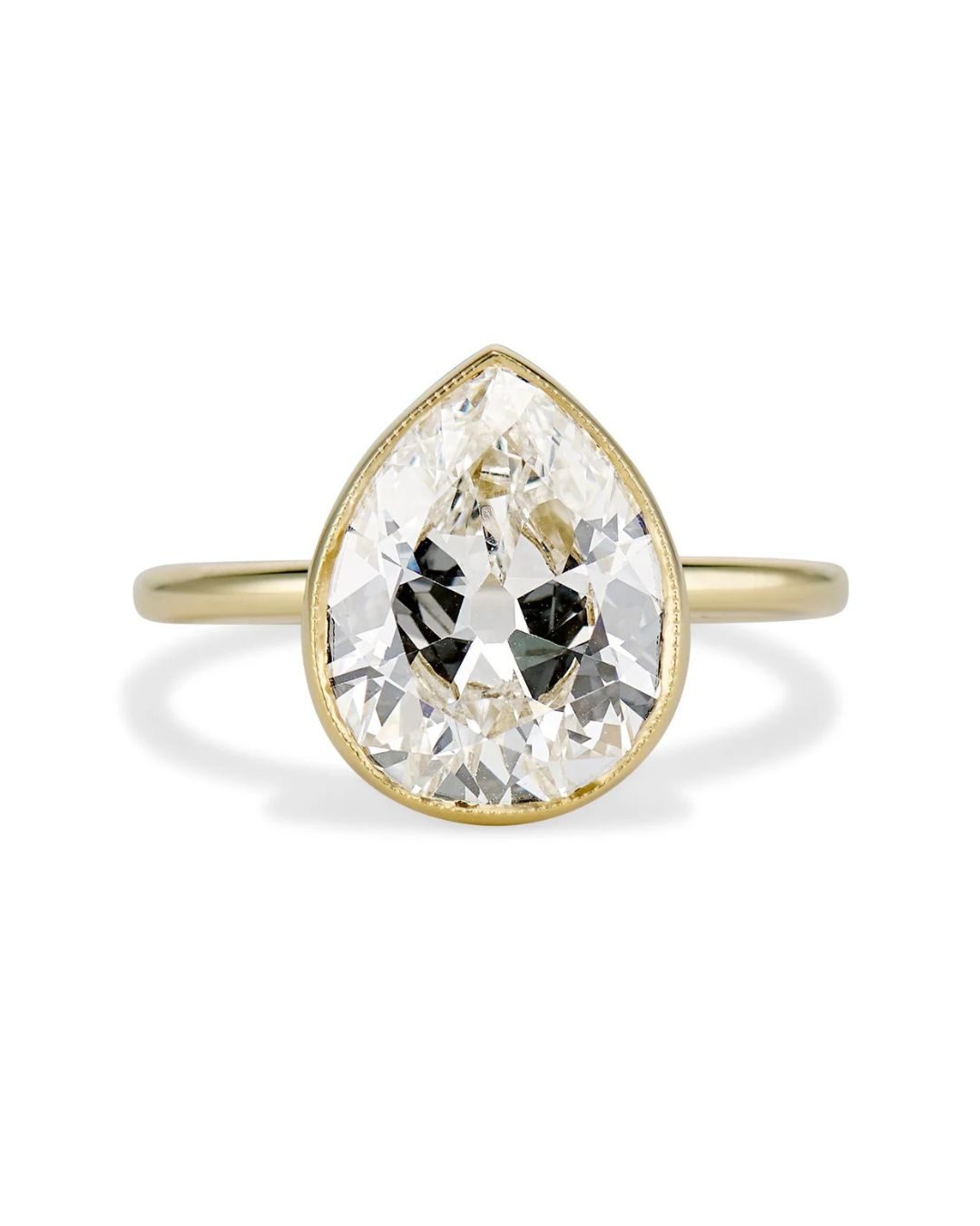 bezel engagement rings