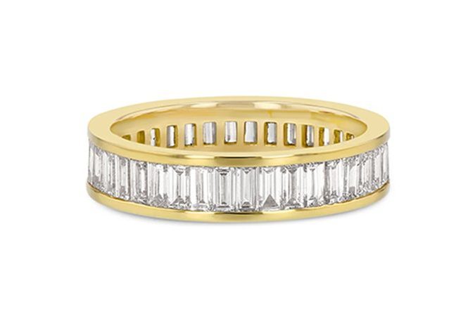 Grace Lee baguette eternity band