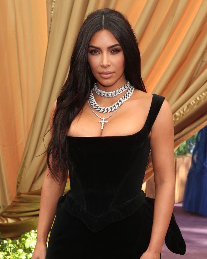 Kim Kardashian during the EMMY AWARDS in Los Angeles on Sunday, September 22