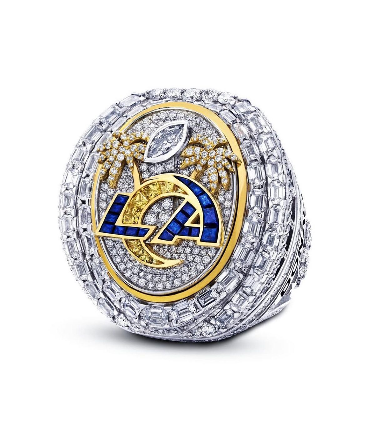 LA Rams’ Super Bowl LVI Champions Ring with 20 carats of diamonds