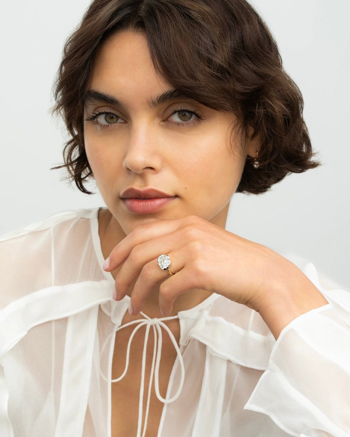 Zendaya's Engagement Ring: Tom Holland proposed with an east-west set cushion cut diamond engagement ring