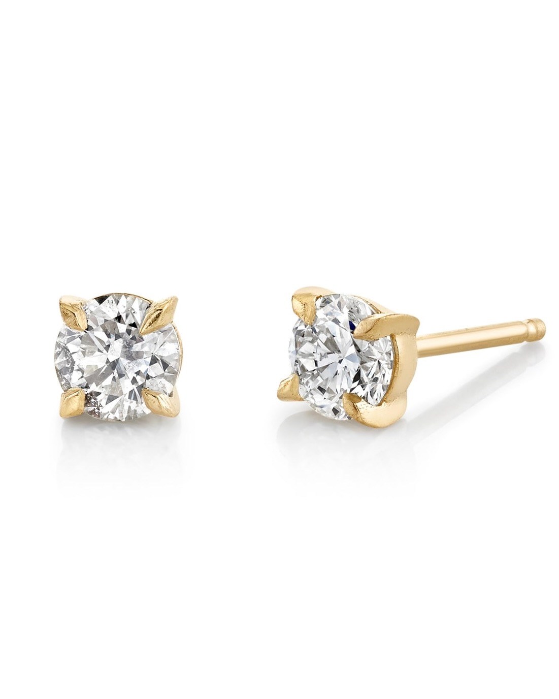 Lizzie Mandler Éclat Diamond Stud, $1,060, lizziemandler.com